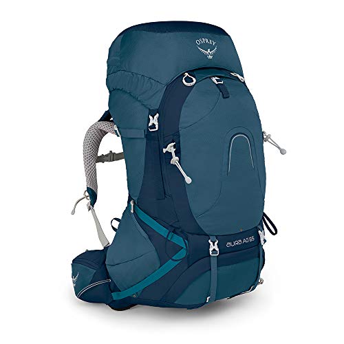 Osprey Packs Pack Aura Ag 65 Backpack, Challenger Blue, Small
