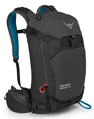 Osprey Kamber 32 Men's Ski Backpack, Galactic Black, Small/Medium