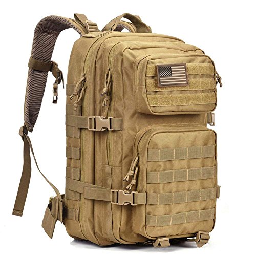 REEBOW GEAR Military Tactical Backpack Large Army 3 Day Assault Pack Molle Bag Backpacks…