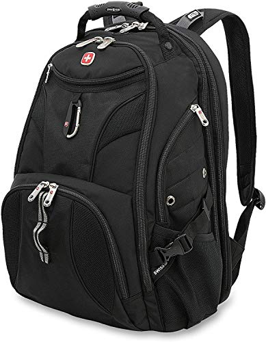 SwissGear 1900 Scansmart TSA 17-Inch Laptop Backpack, Black
