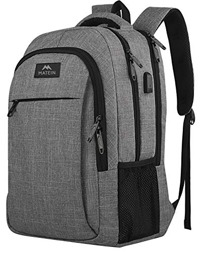 Matein Travel Laptop Backpack, Business Anti Theft Slim Durable Laptops Backpack with USB Charging...