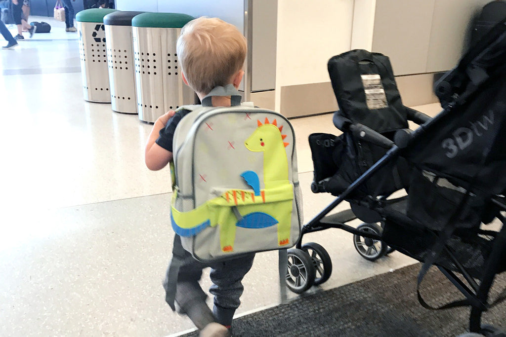 land of nod backpack, toddler backpack, dinosaur backpack, totesavvy mini
