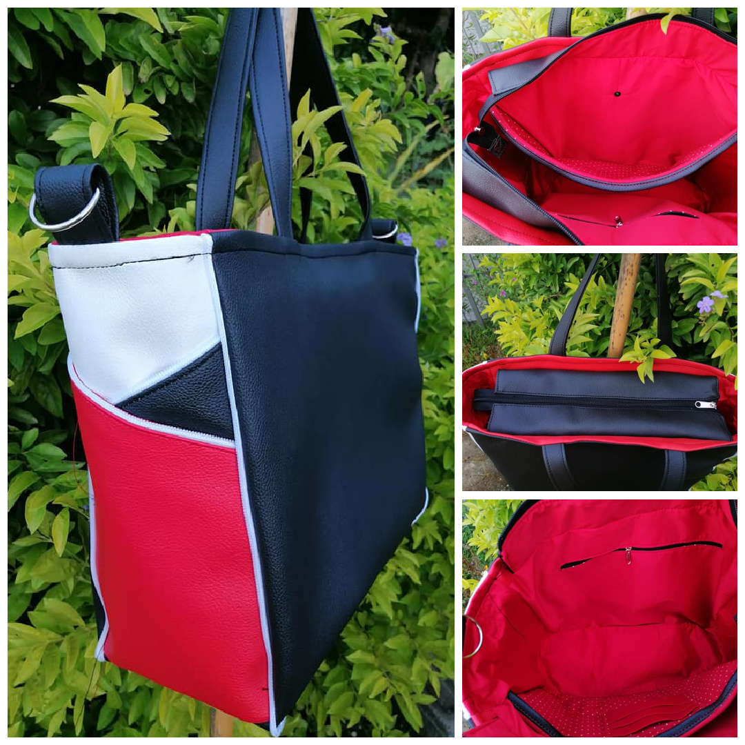 The Piped Pocket Tote, made by Marcia Pantin