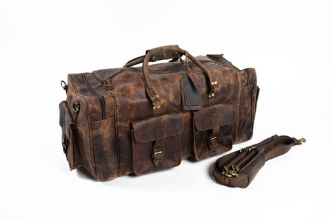 Binson Leather Duffel Bag