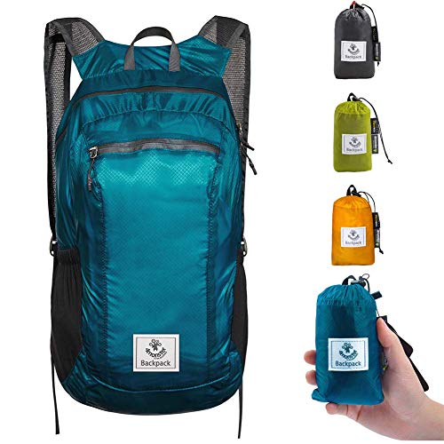 4Monster Hiking Daypack,Water Resistant Lightweight Packable Backpack for Travel Camping Outdoor...