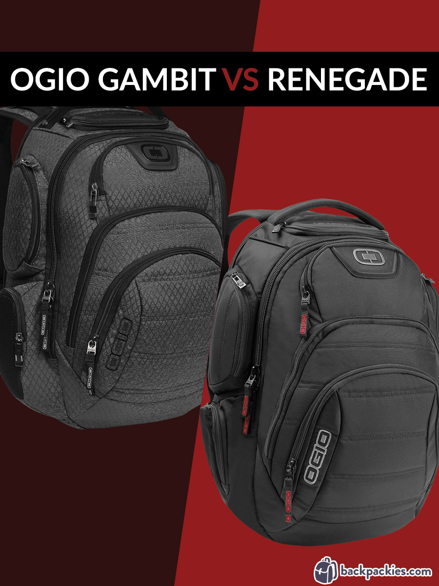 Ogio Renegade vs Gambit backpack comparison - What's the difference?