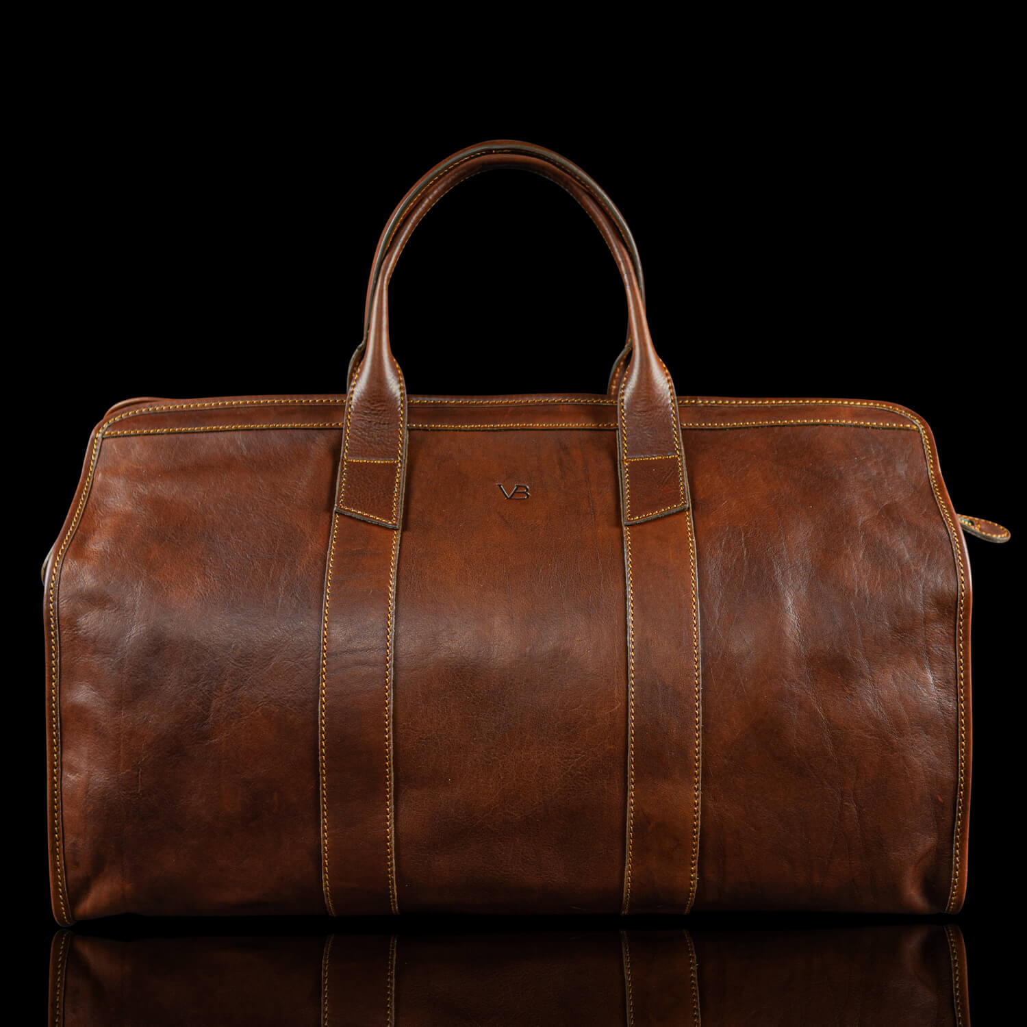 Men's Leather Weekender Bag