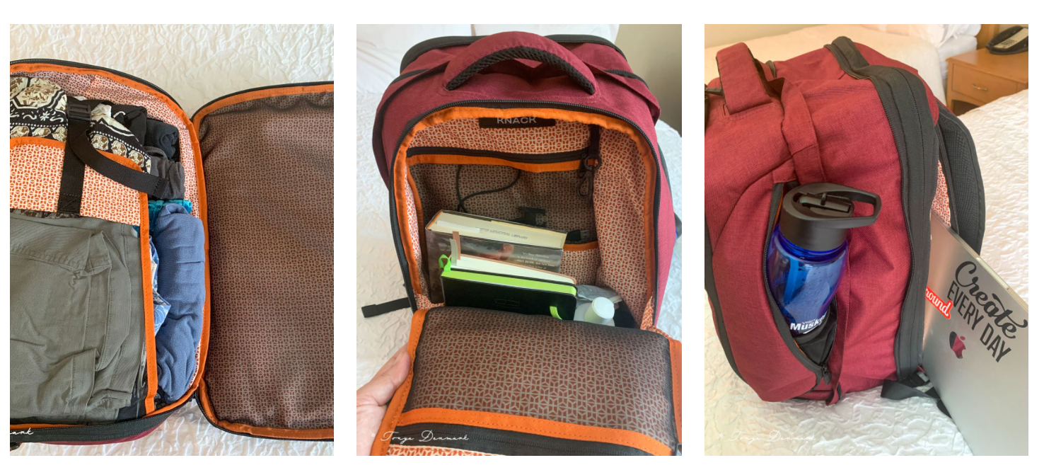 Working on the road - laptop backpack