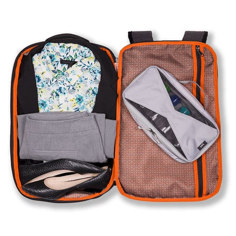Business Travel Backpack with clothes