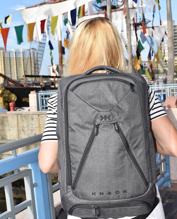 Jen Truman using her Knack Pack for a weekend getaway with her husband in Florida