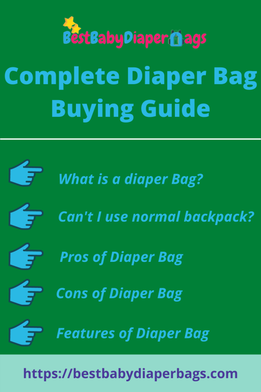 diaper bag buying guide