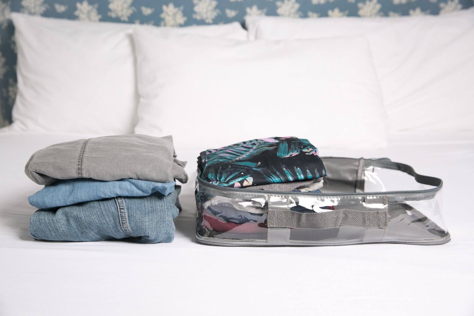 How to pack pants for travel