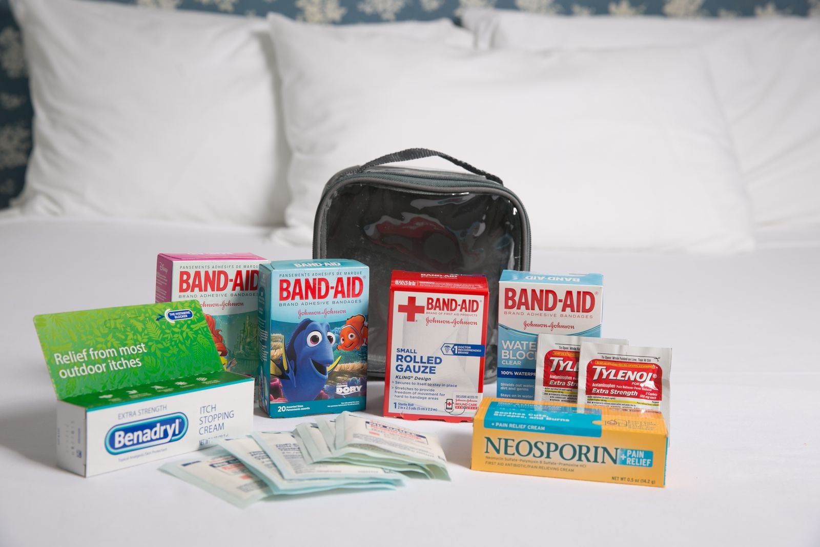 First aid kit for summer trip