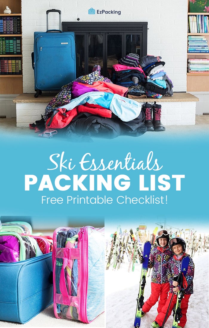 Ski trip packing list