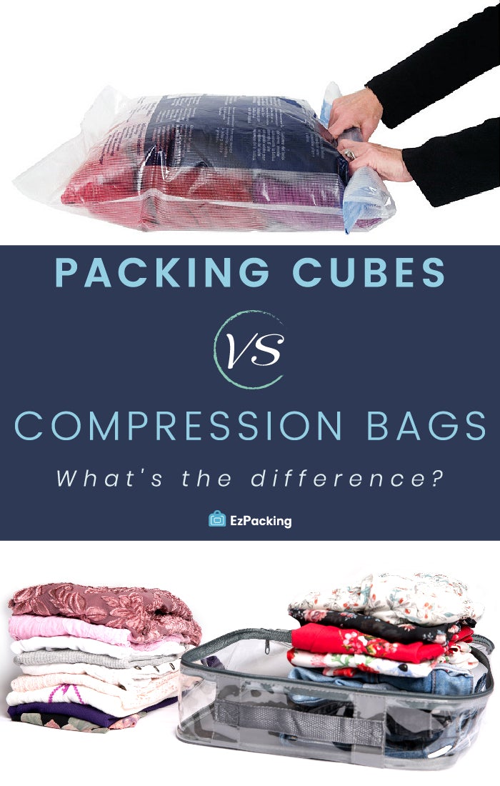 Packing cubes and compression sacks