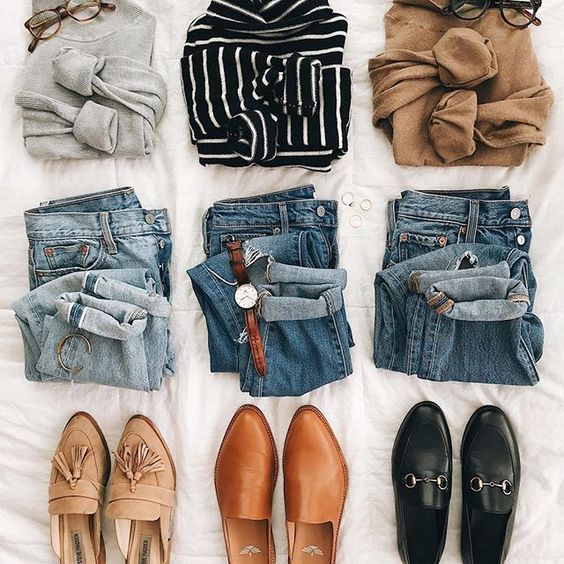 Neutral outfit when packing light for 2-week vacation