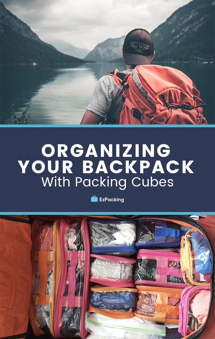 Packing cubes for backpacks
