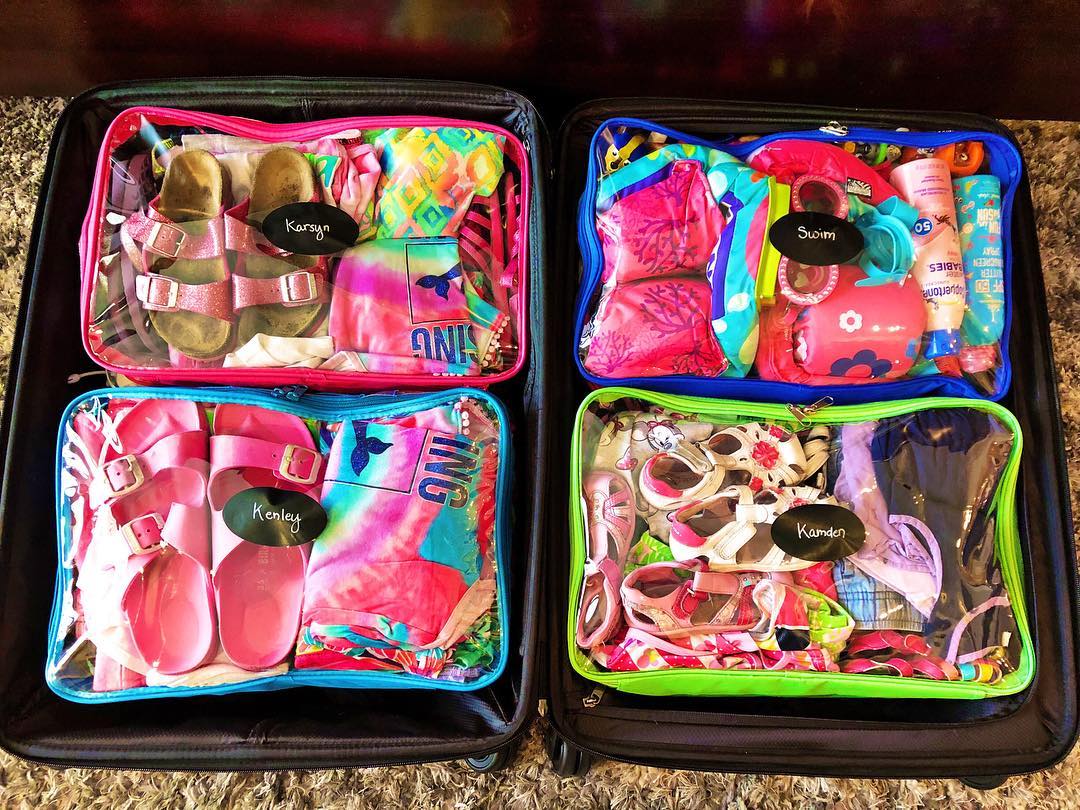 Packing by individual to maximize cubes in suitcase