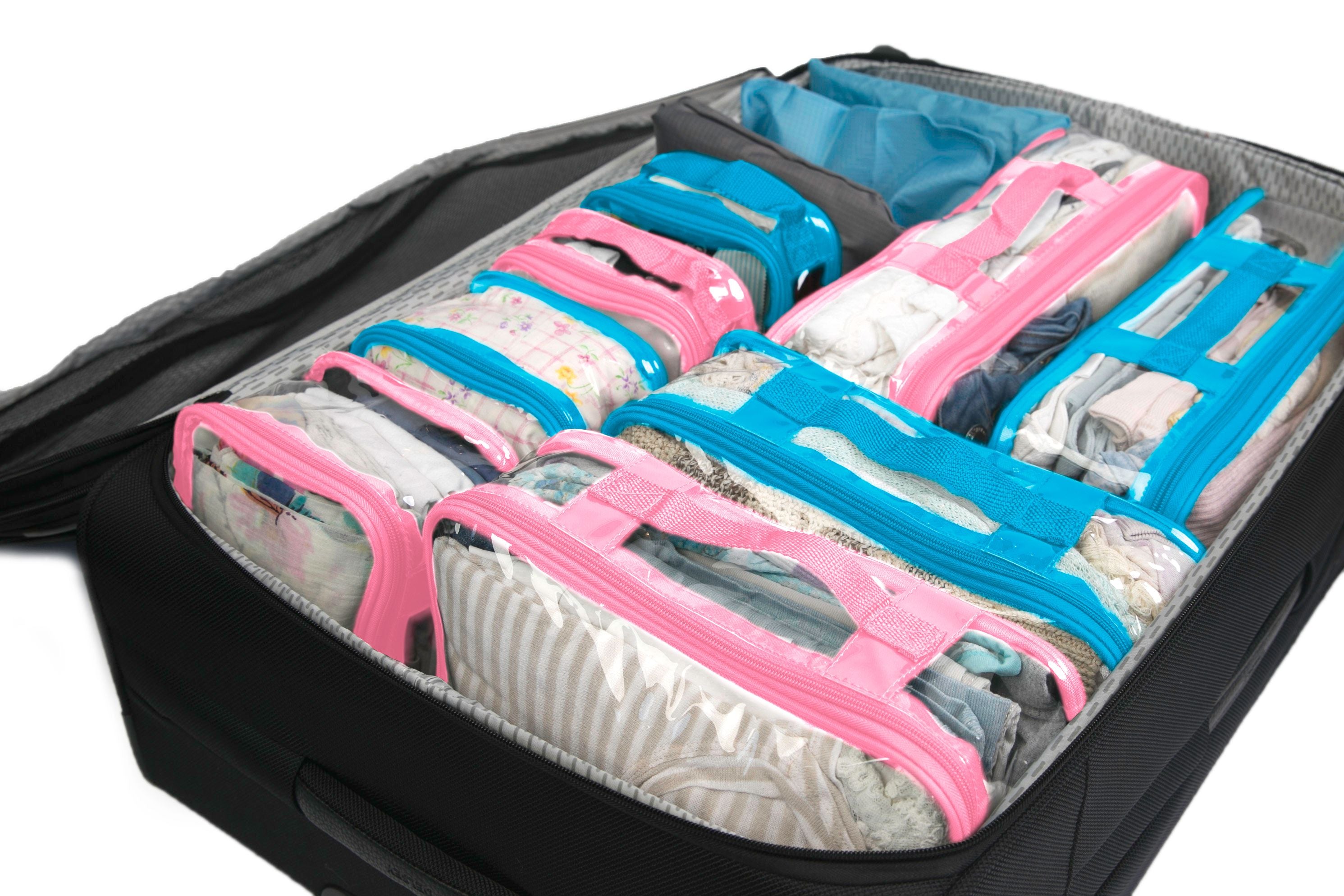 Suitcase organized with Complete Bundle