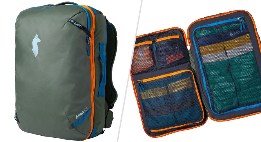 Cotopaxi Allpa suitcase backpack for travel