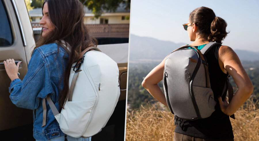 15L Peak Design Everyday Backpack Zip - best camera backpack for women