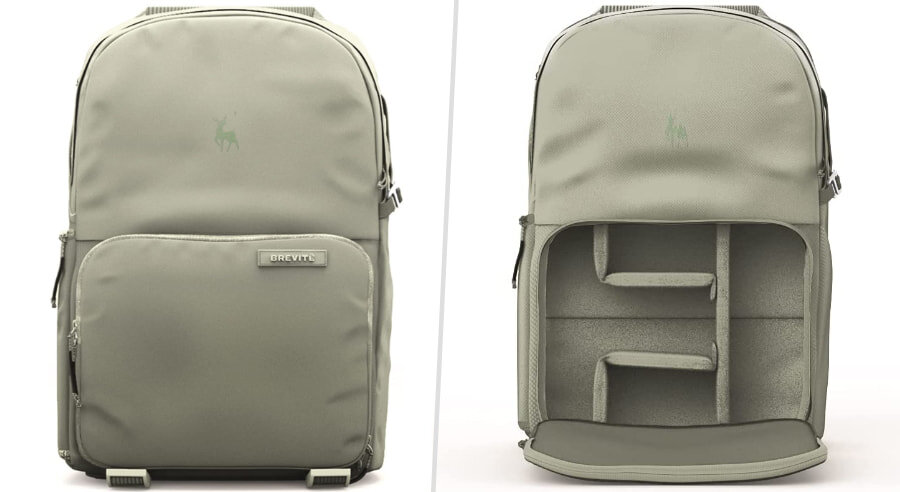 Brevite Jumper camera backpack for women