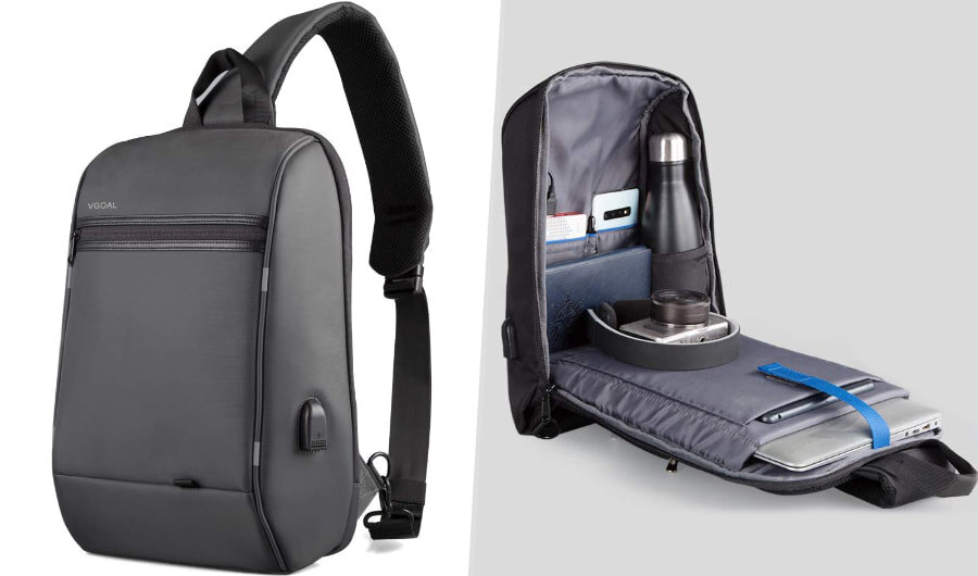VGOAL one strap laptop backpack for school