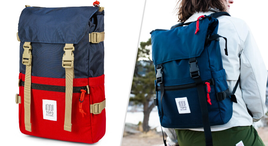 Topo Designs Rover Pack - best flap backpack for school