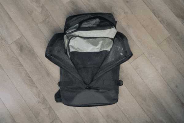 What fits in the Everyman Hideout Pack travel