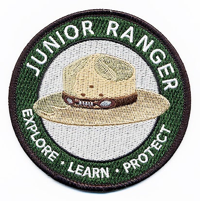 junior ranger embroidered iron on patch