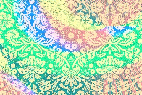 hippie dip dye patterned fabric
