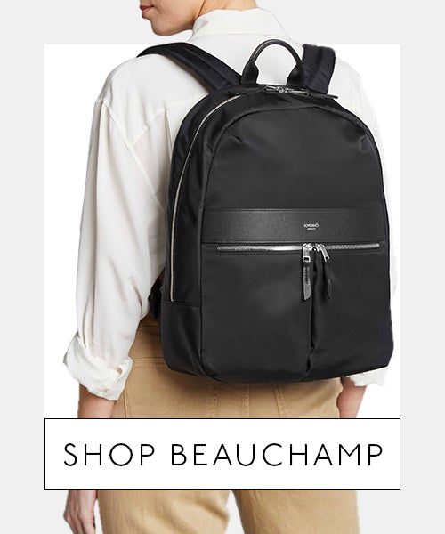 Model Wearing Laptop Backpack - Shop Beauchamp