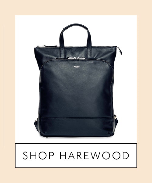 Leather Laptop Totepack Front - Shop Harewood