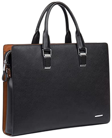 BOSTANTEN Formal Leather Briefcase Shoulder Laptop
