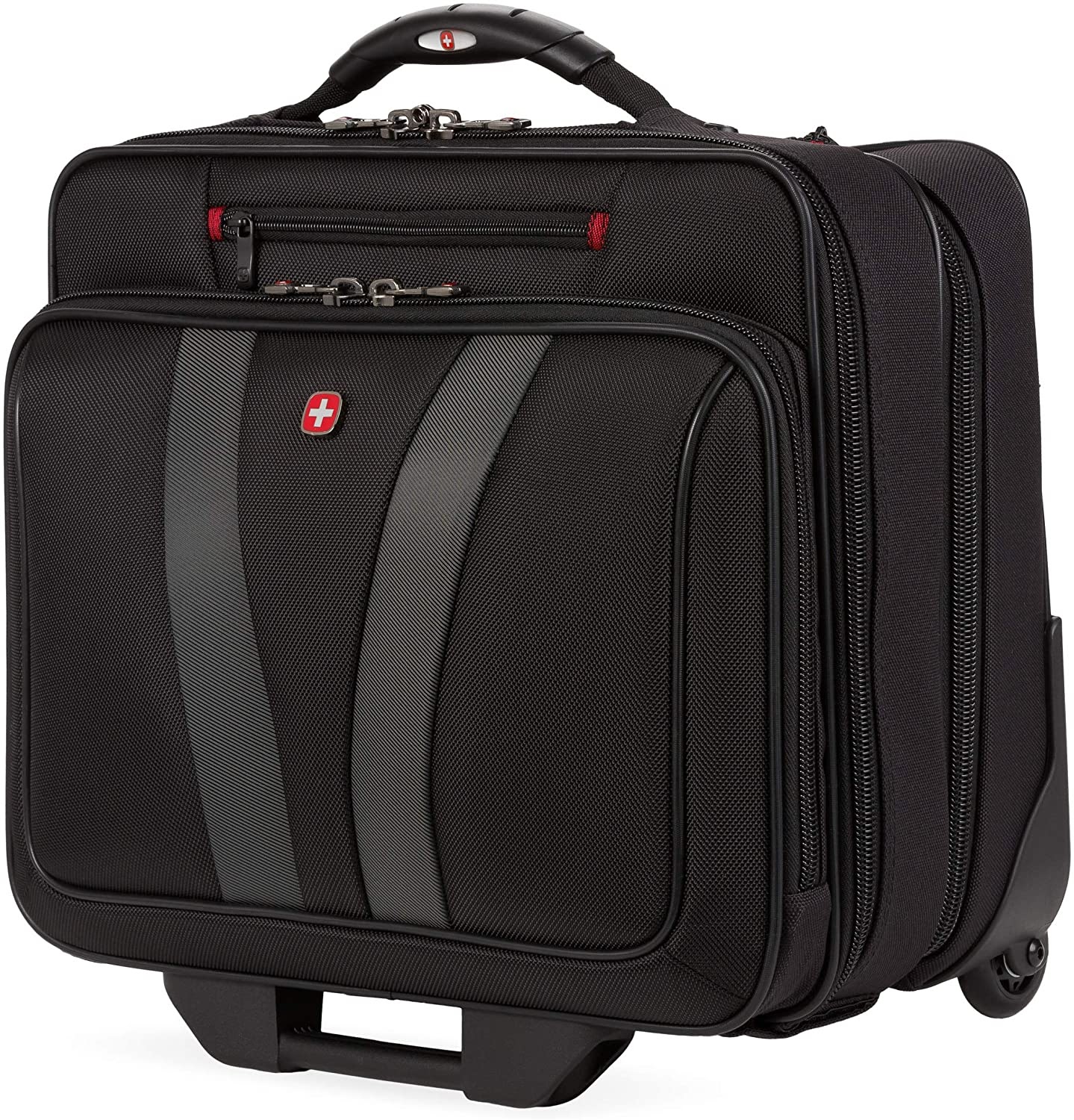 Wenger Granada Pro 15.6-Inch Padded Rolling Laptop Bag, 13.8 x 16.5 x 9.8