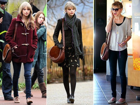 Taylor Swift With Large Saddle Bag