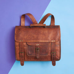 3 in 1 Leather Backpack