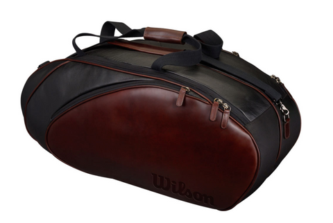 Wilson Brown Leather tennis bag