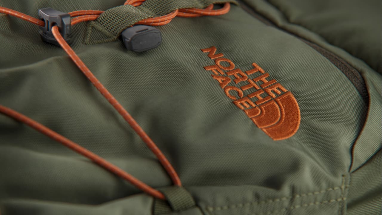 Logo on a North Face Backpack