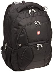 Swiss Gear SA1908 Black TSA Friendly ScanSmart Laptop Backpack - Fits Most 17 Inch Laptops and Tablets