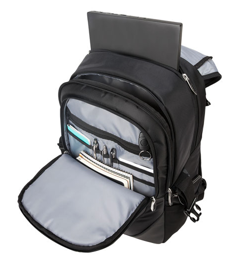 Targus Voyager 17.3" Laptop Day Backpack - Black