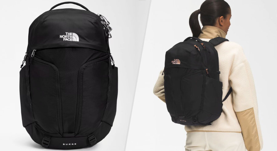 The North Face Surge backpack for grad students