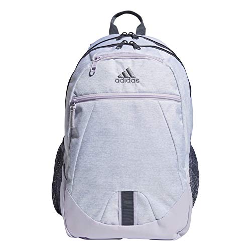 adidas Foundation Backpack, Jersey White/Purple Tint 2, One Size