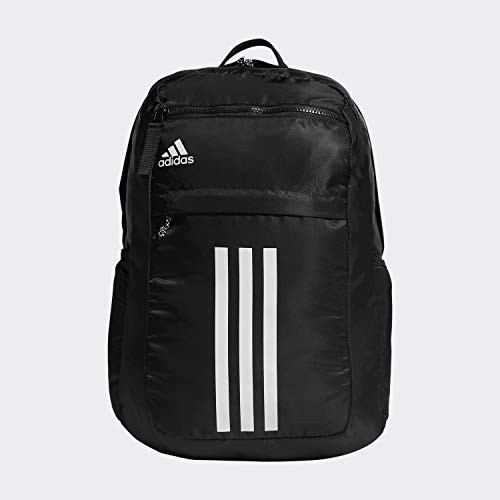 adidas Unisex League 3 Stripe Backpack, Black, ONE SIZE