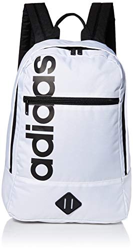 adidas Unisex Court Lite Backpack, White/Black, ONE SIZE
