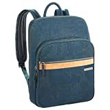 Clark & Mayfield Corbett Blue Eco Friendly and Sustainable Cork Lightweight Laptop Backpack 15 (Deep...