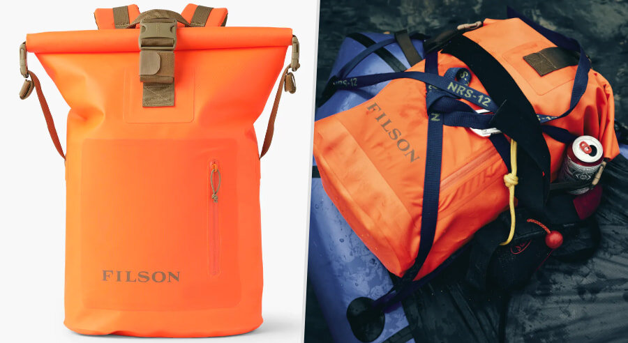 Filson Dry waterproof roll top backpack