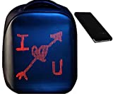 CYB Smart LED Backpack with Customizable Digital Pixel LED Screen with APP - Includes Powerbank