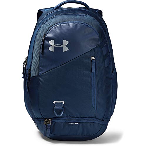 Under Armour Adult Hustle 4.0 Backpack , Academy Blue (408)/Silver , One Size