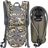 MARCHWAY Tactical Molle Hydration Pack Backpack with 3L TPU Water Bladder, Military Daypack for...
